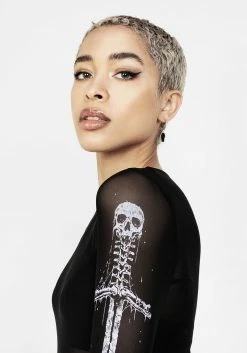 DDS1 XENOMORT MESH BODYSUIT -Womens Clothing Sales SS22DD249 Xenomort Mesh Bodysuit 0012 800x