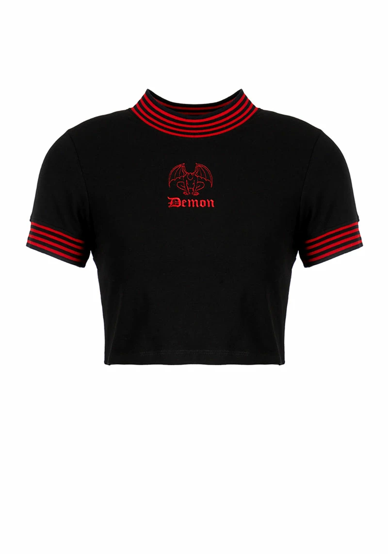 DDS1 Demon Crop T-Shirt 6 DDS1 Demon Crop T-Shirt - Image 6