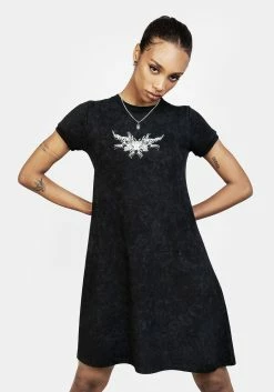 DDS1 Buffalo Washed Baby Tee Dress -Womens Clothing Sales SS22DD342 Buffalo Washed Baby Tee Dress 007 800x