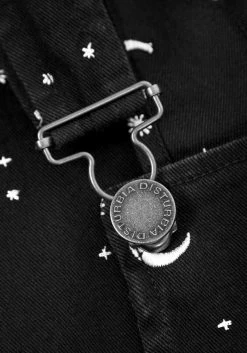 DEN1 CELESTIAL EMBROIDERED DUNGAREES -Womens Clothing Sales SS22DEN353 SPUTNIK EMBROIDERED DENIM DUNGAREES 1 1 800x