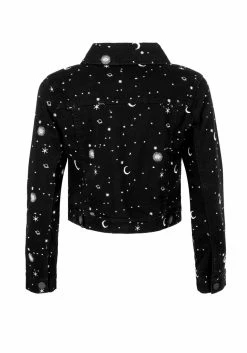 DEN1 CELESTIAL EMBROIDERED DENIM JACKET -Womens Clothing Sales SS22DEN354 SPUTNIK EMBROIDERED DENIM JACKET 02 800x