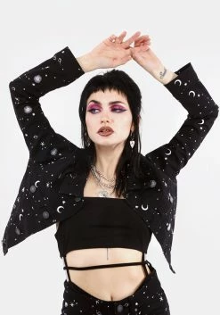 DEN1 CELESTIAL EMBROIDERED DENIM JACKET -Womens Clothing Sales SS22DEN354 SPUTNIKEMBROIDEREDDENIMJACKET 1675 800x