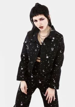 DEN1 CELESTIAL EMBROIDERED DENIM JACKET -Womens Clothing Sales SS22DEN354 SPUTNIKEMBROIDEREDDENIMJACKET 1699 800x