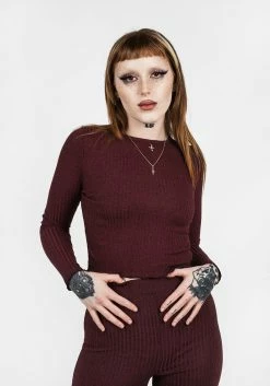 DES1 MUNDI LONG SLEEVE CROP TOP -Womens Clothing Sales SS22DES114 Mundi Long Sleeeved Crop Top 003 800x
