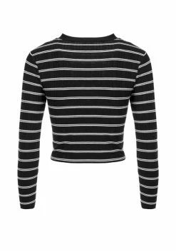 DMT1 SLASH 90S STRIPE CROP TOP -Womens Clothing Sales SS22DM137 SLASH 90S CROP TOP 2 800x