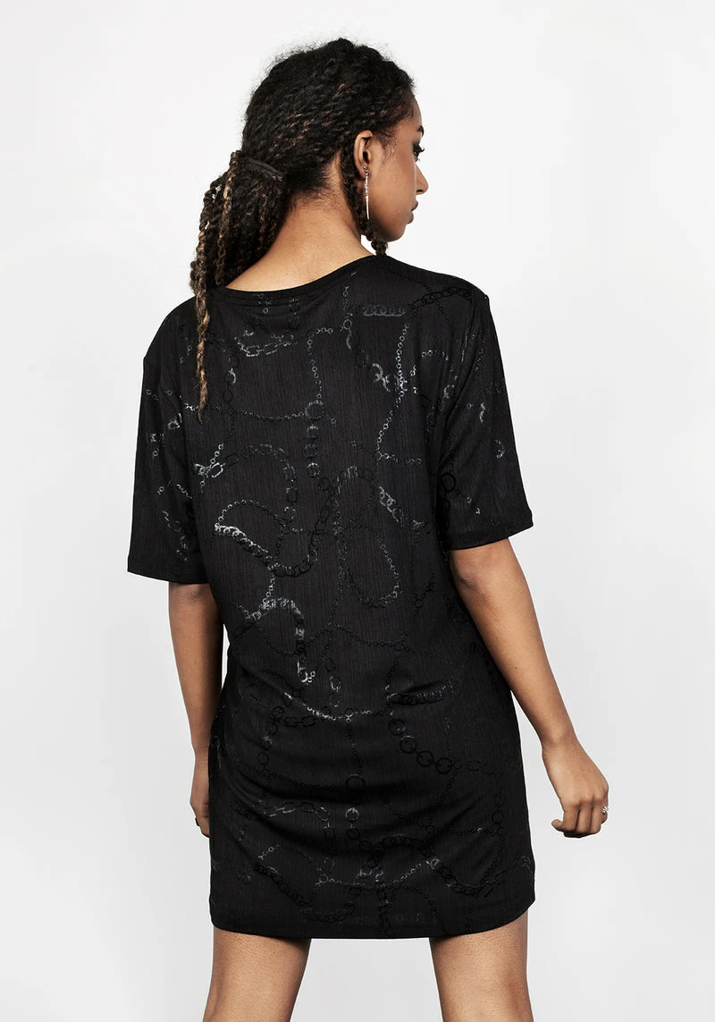 DMT1 FORTUNE OVERSIZED TEE DRESS 3 DMT1 FORTUNE OVERSIZED TEE DRESS - Image 3