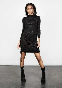 DMT1 FORTUNE RUCHED MINI DRESS 17 DMT1 FORTUNE RUCHED MINI DRESS -Womens Clothing Sales SS22DM233 Fortune Ruched Mini Dress 003 800x