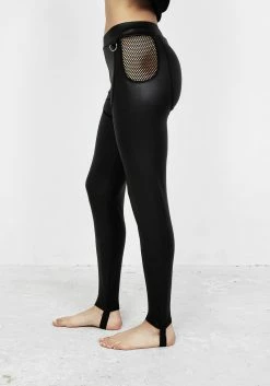 DMT1 SCANDAL CHAPS PU LEGGINGS -Womens Clothing Sales SS22DM236 Scandal Chaps PU Leggings 002 800x