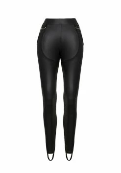 DMT1 SCANDAL CHAPS PU LEGGINGS -Womens Clothing Sales SS22DM236 Scandal Chaps PU Leggings Mannequin 003 800x