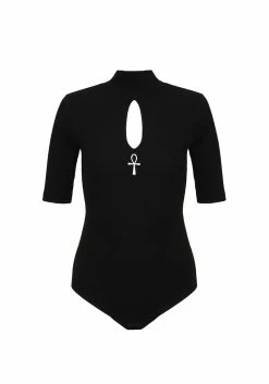 DMT1 TEMPLE KEYHOLE BODYSUIT 13 DMT1 TEMPLE KEYHOLE BODYSUIT -Womens Clothing Sales SS22DM280 Temple Keyhole bodysut Mannequin 002 800x