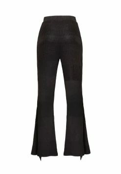 DMT1 COYOTE FRINGED JERSEY FLARES -Womens Clothing Sales SS22DM290 Coyote Fringed Jersey Flares Mannequin 001 800x