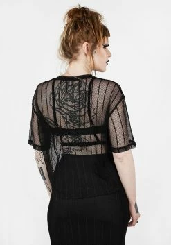 DMT1 Solemn Boxy Crop Top -Womens Clothing Sales SS22DM345 Solemn Boxy Crop Top 001 800x