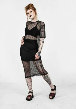 DMT1 Solemn Midi Skirt -Womens Clothing Sales SS22DM346 Solemn Midi Skirt 005 800x