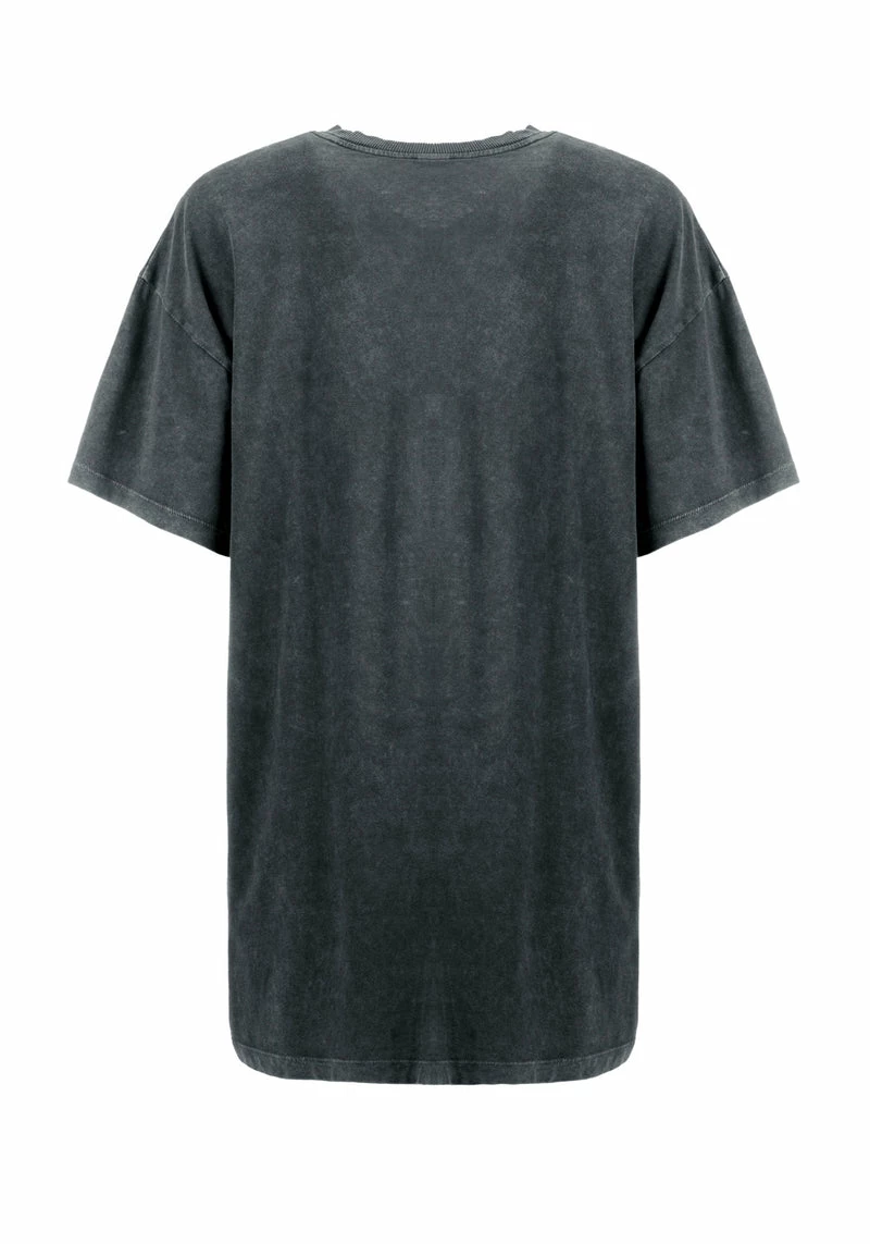 DMT1 Here Lies Grey Acid Wash Oversized Tee 9 DMT1 Here Lies Grey Acid Wash Oversized Tee - Image 9