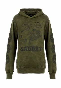 DMT1 Sabbat And Sun Green Acid Wash Pullover Hoody 18 DMT1 Sabbat And Sun Green Acid Wash Pullover Hoody -Womens Clothing Sales SS22DM379 Sabbat and Sun Green Acid Wash Pullover Hoody2 800x