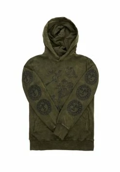 DMT1 Sabbat And Sun Green Acid Wash Pullover Hoody 22 DMT1 Sabbat And Sun Green Acid Wash Pullover Hoody -Womens Clothing Sales SS22DM379 Sabbat and Sun Green Acid Wash Pullover Hoody F2 800x