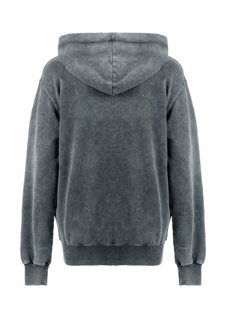 DMT1 Devil Grey Acid Wash Pullover Hoody 9 DMT1 Devil Grey Acid Wash Pullover Hoody - Image 9