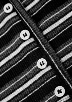 DMT1 Rave Stripe Short Sleeve Cardigan -Womens Clothing Sales SS22DM390 Rave Stripe Short Sleeve Cardigan 3 2 800x