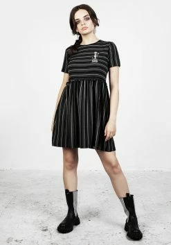 DMT1 Space Cakes Stripe Mini Dress -Womens Clothing Sales SS22DM392 Space Cakes Stripe Midi Dress 004 800x