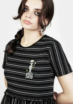 DMT1 Space Cakes Stripe Mini Dress -Womens Clothing Sales SS22DM392 Space Cakes Stripe Midi Dress 006 800x