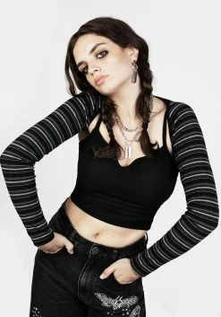 DMT1 Gwen 90s Cami Top And Stripe Cardigan -Womens Clothing Sales SS22DM393 Gwen 90s Cami Top And Stripe Cardigan 006 800x