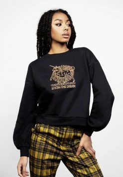 DMT1 Sundream Oversized Balloon Sleeve Sweater 15 DMT1 Sundream Oversized Balloon Sleeve Sweater -Womens Clothing Sales SS22DM475 Balloon Sleeve Sweater 004 800x