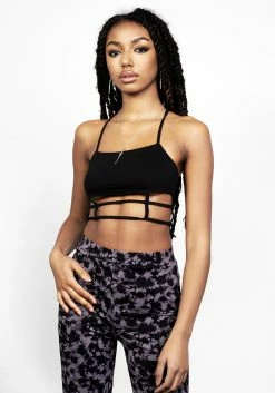 DMT1 OBLIVION STRAPPY CAGED BRALET 12 DMT1 OBLIVION STRAPPY CAGED BRALET -Womens Clothing Sales SS22DM483 Strappy Oblivion Caged Bralet3 800x