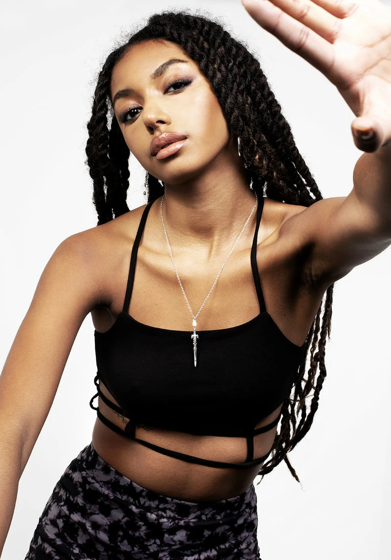 DMT1 OBLIVION STRAPPY CAGED BRALET 4 DMT1 OBLIVION STRAPPY CAGED BRALET - Image 4