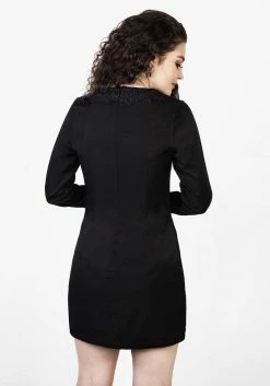 JB1 BROODING BUTTON DOWN MINI DRESS -Womens Clothing Sales SS22JB124 Brooding Down Mini 001 800x