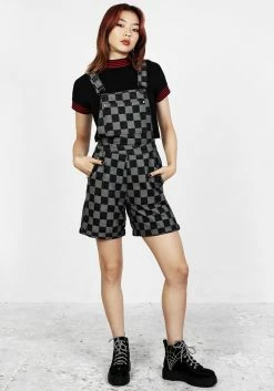 JB1 KERB DENIM SHORT DUNGAREES 15 JB1 KERB DENIM SHORT DUNGAREES -Womens Clothing Sales SS22JB301 Kerb Denim Short Dungarees 002 800x