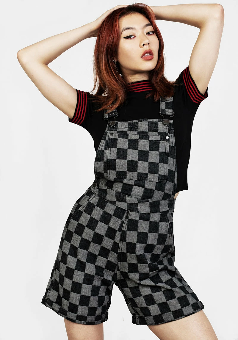 JB1 KERB DENIM SHORT DUNGAREES 1 JB1 KERB DENIM SHORT DUNGAREES