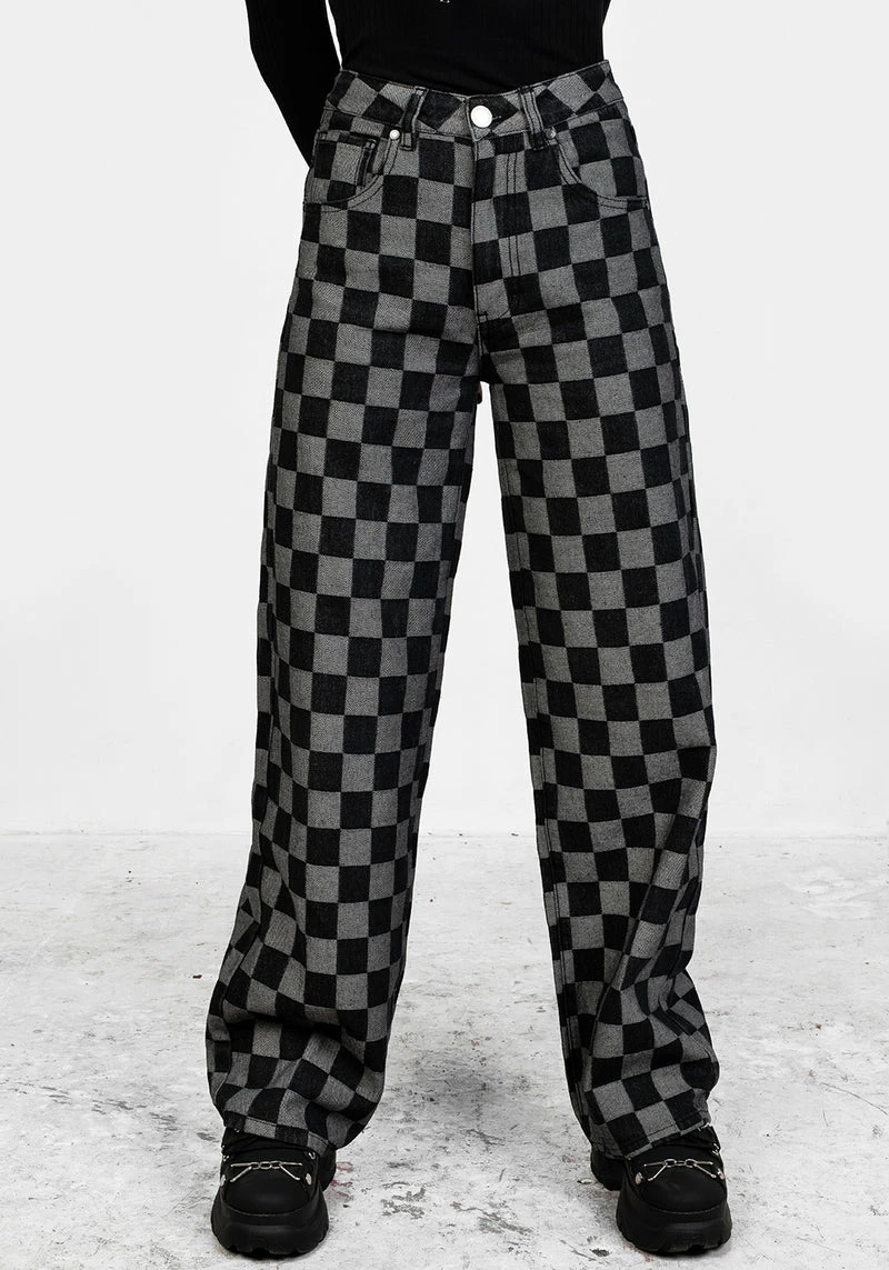 JB1 KERB WIDE LEG DENIM JEANS 3 JB1 KERB WIDE LEG DENIM JEANS - Image 3