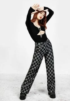 JB1 KERB WIDE LEG DENIM JEANS