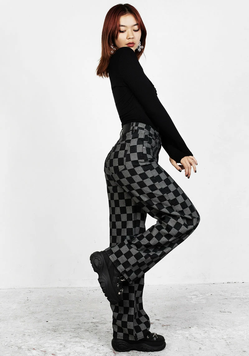 JB1 KERB WIDE LEG DENIM JEANS 4 JB1 KERB WIDE LEG DENIM JEANS - Image 4