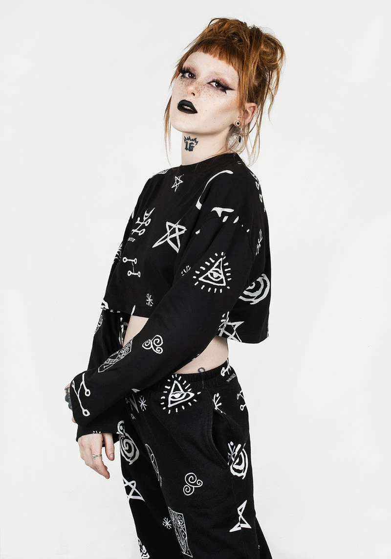 JB1 ABOVE BELOW CROP LONG SLEEVE TEE - Image 2