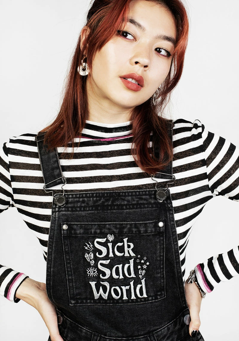 JB1 MORBID SLOUCHY DUNGAREES 3 JB1 MORBID SLOUCHY DUNGAREES - Image 3