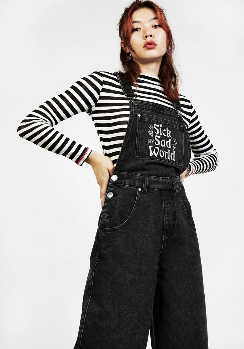 JB1 MORBID SLOUCHY DUNGAREES 2 JB1 MORBID SLOUCHY DUNGAREES - Image 2