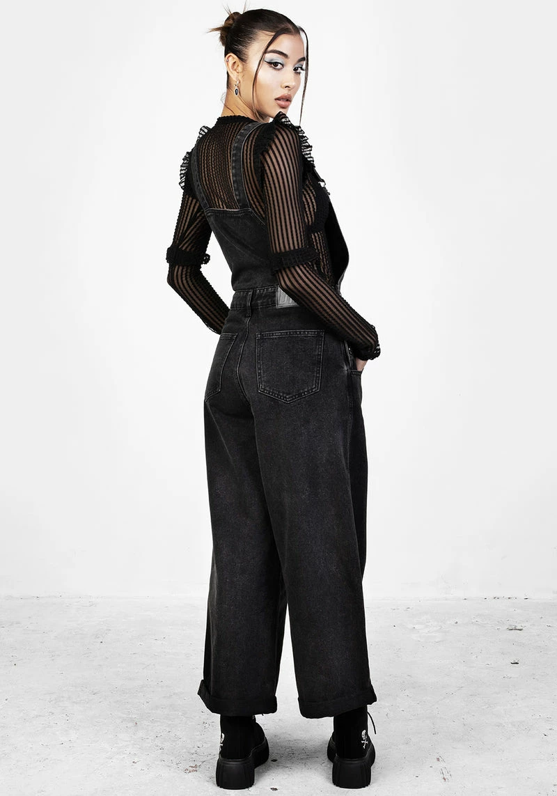 JB1 MORBID SLOUCHY DUNGAREES 8 JB1 MORBID SLOUCHY DUNGAREES - Image 8