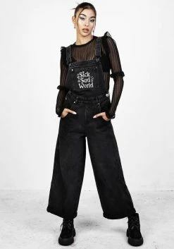 JB1 MORBID SLOUCHY DUNGAREES 21 JB1 MORBID SLOUCHY DUNGAREES -Womens Clothing Sales SS22JB52 Morbid Slouchy Dungaress 002 800x