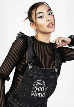 JB1 MORBID SLOUCHY DUNGAREES 22 JB1 MORBID SLOUCHY DUNGAREES -Womens Clothing Sales SS22JB52 Morbid Slouchy Dungaress 004 800x