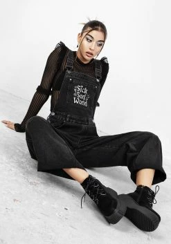 JB1 MORBID SLOUCHY DUNGAREES 25 JB1 MORBID SLOUCHY DUNGAREES -Womens Clothing Sales SS22JB52 Morbid Slouchy Dungaress 007 800x