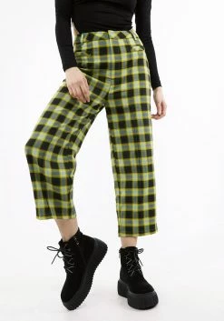 LVT1 LOUVERS TAILORED CROP TROUSER