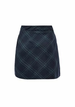 LVT1 LITERATI CHECK MINI WRAP SKIRT -Womens Clothing Sales SS22LV117 LITERATI CHECK MINI WRAP SKIRT 3 800x