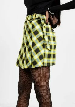 LVT1 NOCTURA CHECK SKORT 10 LVT1 NOCTURA CHECK SKORT -Womens Clothing Sales SS22LV119 NOCTURA CHECK SKORT 025 800x