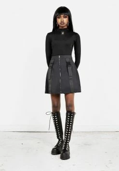 LVT1 Lori A-Line Cargo Skirt -Womens Clothing Sales SS22LV11 LORI A LINE CARGO SKIRT 001 800x