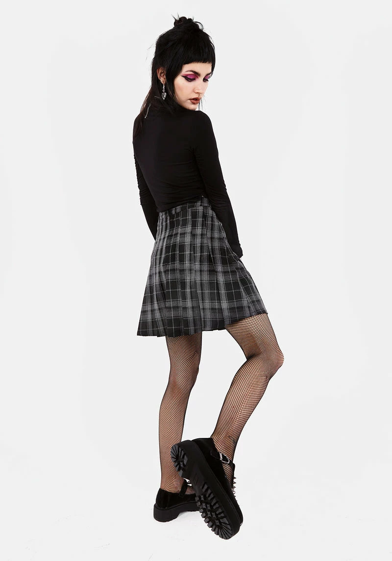 LVT1 SUNNYDALE CHECK MINI SKIRT 6 LVT1 SUNNYDALE CHECK MINI SKIRT - Image 6