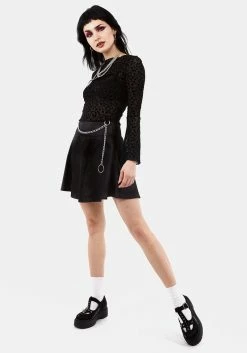 LVT1 TABULARASA MINI SKIRT WITH BELT CHAIN 24 LVT1 TABULARASA MINI SKIRT WITH BELT CHAIN -Womens Clothing Sales SS22LV173 TABULARASASKIRT 952copy 800x