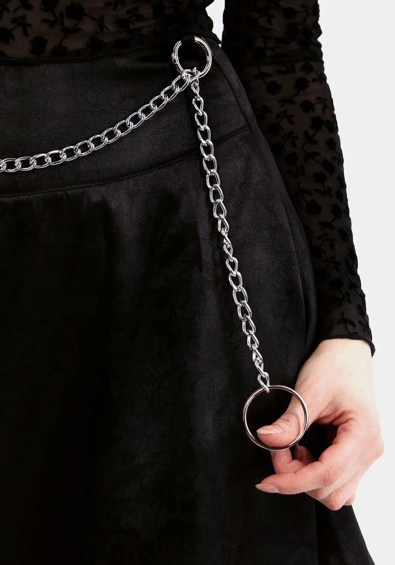 LVT1 TABULARASA MINI SKIRT WITH BELT CHAIN 10 LVT1 TABULARASA MINI SKIRT WITH BELT CHAIN - Image 10