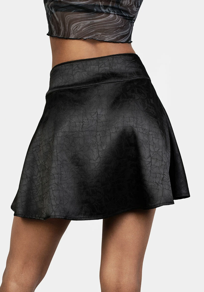 LVT1 TABULARASA MINI SKIRT WITH BELT CHAIN 4 LVT1 TABULARASA MINI SKIRT WITH BELT CHAIN - Image 4