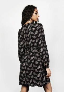 LVT1 MORTMOTH WRAP MINI DRESS -Womens Clothing Sales SS22LV178 Mortmoth Wrap Mini Dress 001 800x